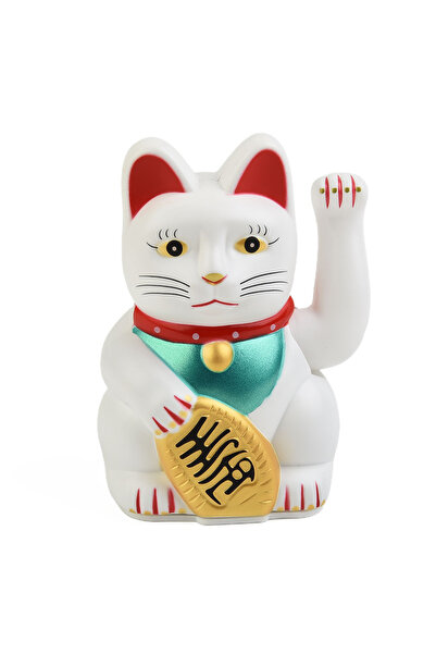 Choice1 تمثالان لقطط الحظ الصينية، مقاس 2.5 بوصة، يرحبان بالزوار، يلوحان بأيد...