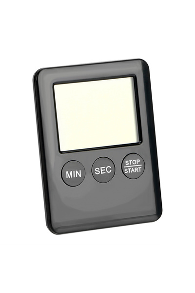 Choice أسود اللون، مزود بمغناطيس، شاشة LCD رقمية كبيرة، مؤقت عد تصاعدي/تنازلي...