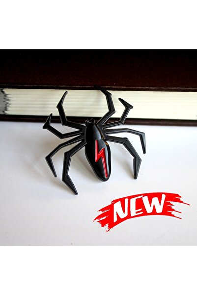 Choice5 Black Car Styling Accessories Metal Sticker Chrome Spider Badge Emble...