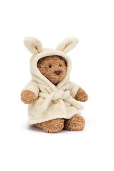 Jellycat Generic Soft Teddy Bear Plush Toy with Bunny Hood Costume – Cute Stu...