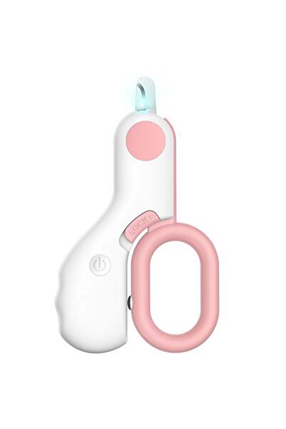 Choice مقص أظافر احترافي للحيوانات الأليفة مزود بإضاءة LED وردية اللون، مناسب...