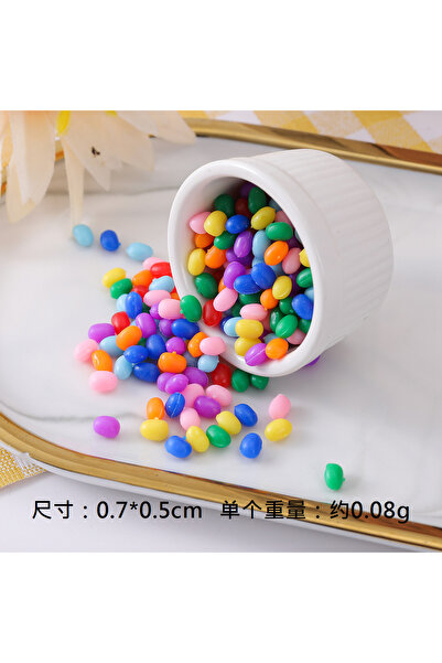 Choice ١٠٠ قطعة بألوان عشوائية، ١٠٠ قطعة من حلوى حبوب الشوكولاتة المزيفة، نمو...