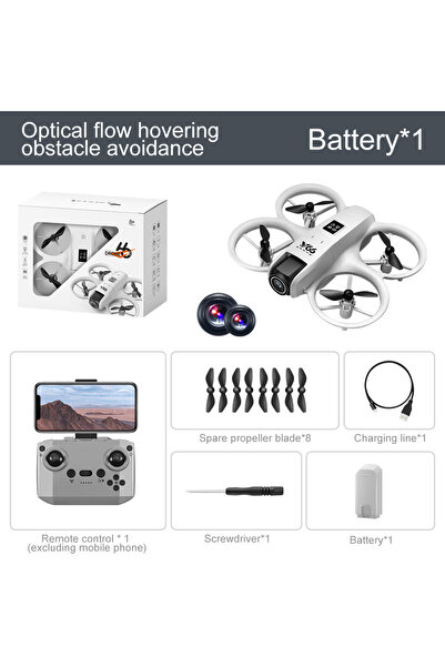 Choice طائرة درون صغيرة جديدة رمادية بيضاء V66 مزودة بتقنية واي فاي FPV وكامي...