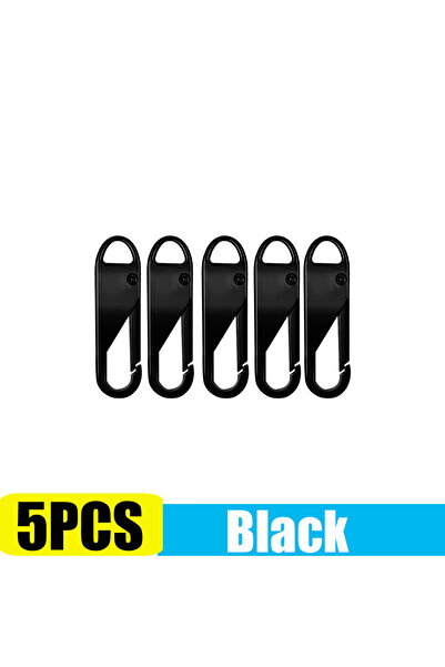 Choice7 5pcs black 5-30pcs Detachable Zipper Repair Kit Replacement Zipper Sl...