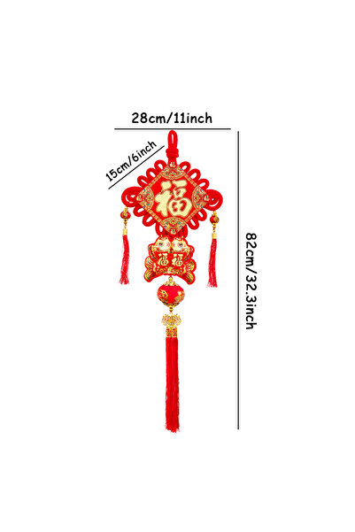 Choice1 1pc 1/2pcs Lucky Carp Hanging Decoration for Chinese New Year 2025 Ho...