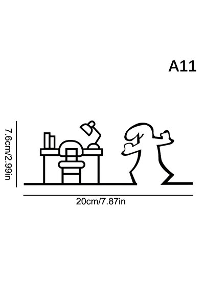 Choice5 ملصقات A11 La Linea Minimalist Line Art، ملصق باب، غرفة نوم، مطبخ، حم...