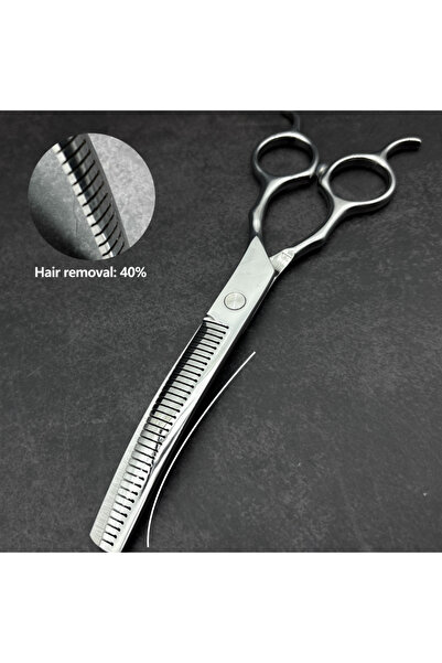 Choice curved scissors 40 Pet Curved Sharks Scissors Stainless Steel Dog Groo...