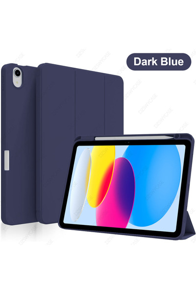 Choice3 جراب أزرق داكن لجهاز iPad من الجيل العاشر/الحادي عشر A16 مقاس 10.9/11...