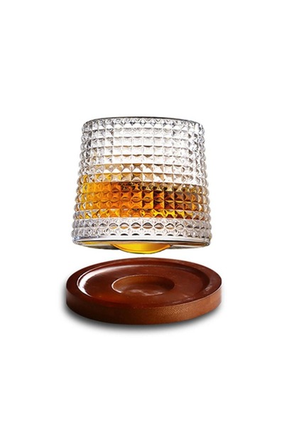 Choice 4 أكواب زجاجية منزلية مع قاعدة، أكواب كريستال للروم، أكواب شرب للحفلات...