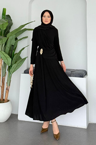 Hazamoda Feza Sandy Dress Black