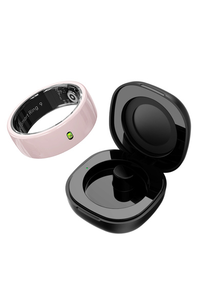 Choice6 8 Pink R05 NFC Smart Ring with Charging Case for Men Women,Health and...