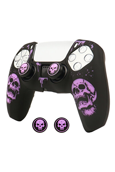 Choice1 PURPLE Anti-Slip Shkproof Dustproof Covers For PS5 Controller Silicon...
