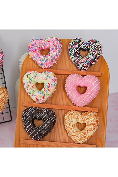 Choice PCS One Set 6PCS/Set Heart Shaped Doughnuts Dessert Wedding Party Deco...