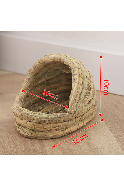 Choice عش ببغاء من جلد النمر منسوج يدويًا من الدرجة الأولى، عش دجاج روتيني لو...