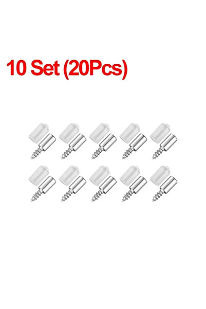 Choice4 مجموعة من 10 قطع (20 قطعة) 100/10 قطع من براغي التثبيت الذاتي، حامل ل...