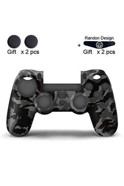 choice2 جراب حماية من السيليكون الناعم بنمط تمويه رمادي من DATA FROG لأجهزة P...