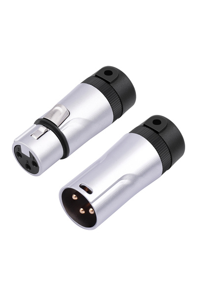 choice2 APWIKOGER male and femal Male/Female Compact XLR Microphone Solder Ad...