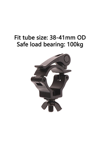 Choice1 مشبك سريع الفك A4 لأنبوب ألومنيوم، مشبك ذو حلقة مفرد سريع الفك