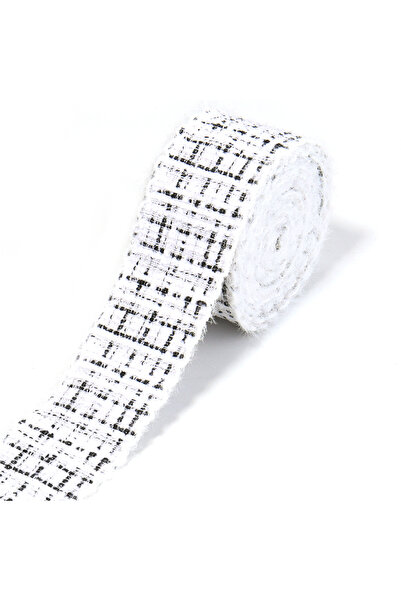 Choice 4cm Black 3yards/roll Elegant Plaid Ribb 4cm Lattice Fabric Ribbon For...