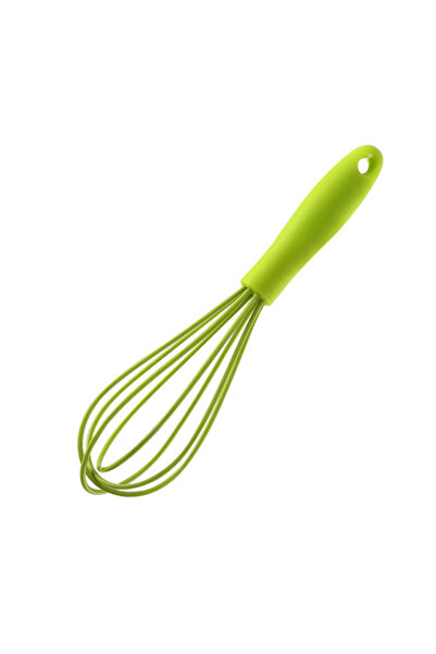 Choice1 مضرب بيض صغير للأطفال من السيليكون باللون الأخضر مقاس 6 بوصات، خلاط ي...