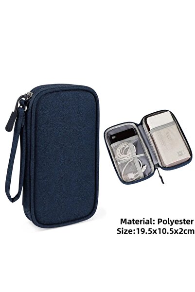 Choice6 حقيبة سفر من أكسفورد، لون أزرق داكن، قطعة واحدة، مقاومة للصدمات، متعد...