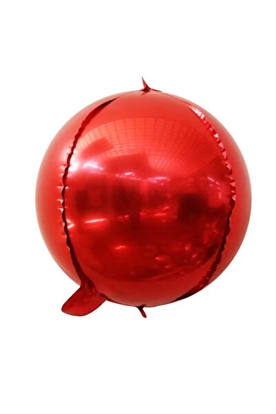 Choice3 10inch as the picture 20Pcs 10Inch 4D Round Ballo Red Silver Foil Bal...
