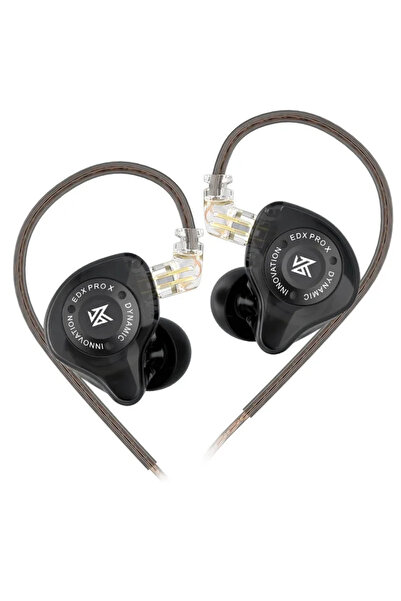 Choice4 سماعات أذن رياضية سوداء بدون ميكروفون KZ EDX PRO X ديناميكية الصوت، ص...