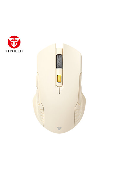 Choice ماوس لاسلكي WG12R بيج من فانتيك رايجور III WG12RS، مزود بميكروفون كتم ...