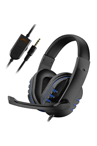Choice سماعات رأس بأسلاك للألعاب من فيكيفون، لون أزرق، مزودة بميكروفون وخاصية...