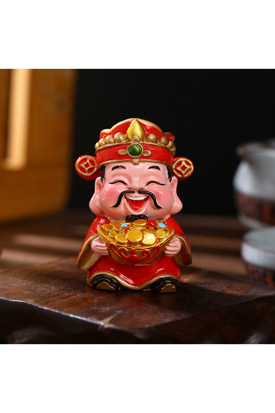 choice2 تمثال إله الثروة المصنوع من الراتنج، زينة منزلية/غرفة/سيارة، تمثال إل...