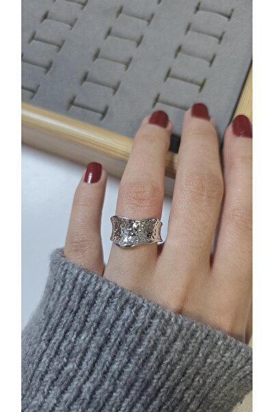 ARTEMİSİA Premium Design Bubble Sparkling Women's Ring Adjustable Without Size