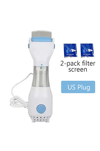 Choice مشط كهربائي أبيض متعدد الوظائف لإزالة القمل والبراغيث من الحيوانات الأ...