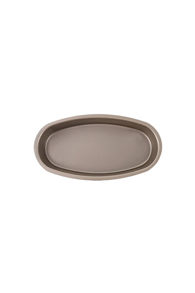 Choice صينية خبز بيضاوية غير لاصقة من الفولاذ الكربوني، مقاس 23 سم، مثالية لخ...