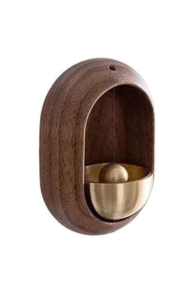 Choice جرس باب خشبي مغناطيسي معلق من ALLOYSEED B، جرس باب مزخرف بصوت عالٍ، جر...