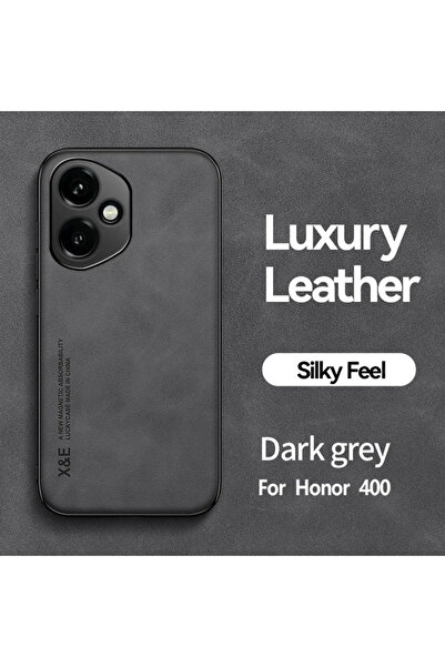 Choice30 جراب HONOR 400 رمادي داكن مقاوم للصدمات لهاتف HONOR 400 Pro، غطاء حم...