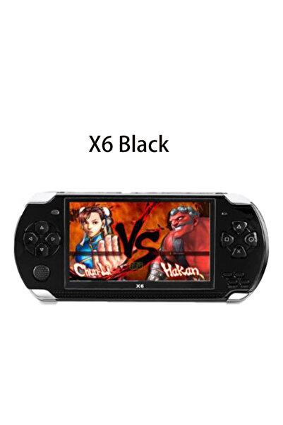 Choice جهاز X6-Black مطور من X6 Cole، شاشة ملونة 4.3 بوصة، محاكي GBA 128 بت، ...