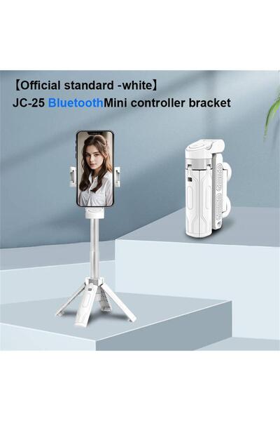 Choice عصا سيلفي صغيرة بيضاء لاسلكية تعمل بتقنية البلوتوث، حامل هاتف متعدد ال...