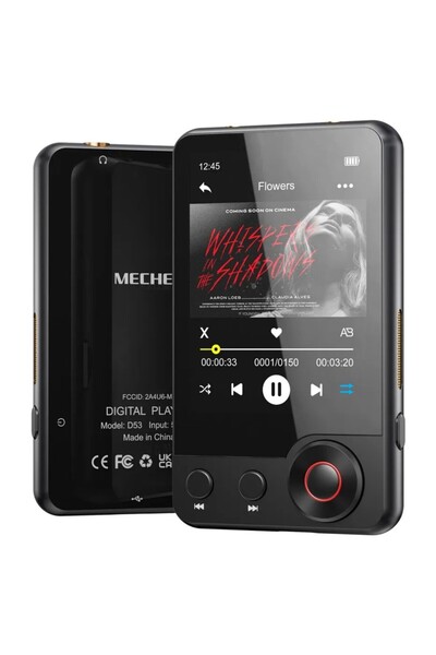 Choice مشغل موسيقى MP3 محمول بشاشة لمس من MECHEN، بسعة 128 جيجابايت (أسود) أو...