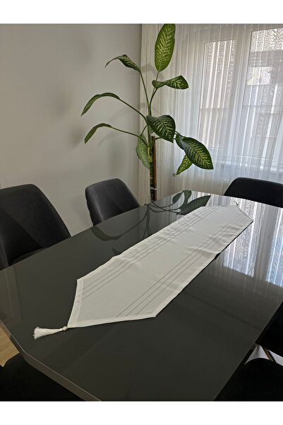 BRL ÇEYİZ HOME Colber Stripe Detailed Seamless Runner with Stripe Detail and ...