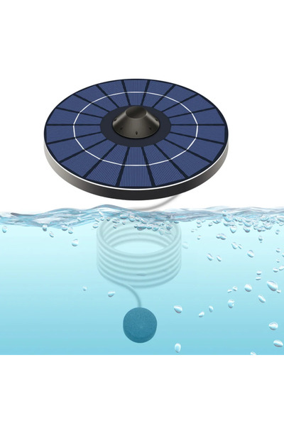 Choice alloet Solar Floating Pond Aerator Pond Oxygen Pump with Air Hose and ...