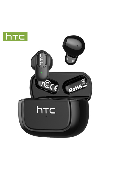 Choice1 سماعات أذن بلوتوث HTC NE51 سوداء، سماعات أذن صغيرة رياضية لاسلكية بتق...