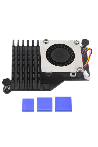 Choice1 ALLOYSEED black For Raspberry Pi 5 Active Cooler Metal Heatsink Radia...