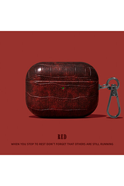 Choice39 جراب سماعات رأس بنقشة جلد التمساح، متوافق مع AirPods 1 و2 و3 و4 وAir...