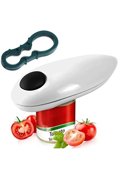 Choice1 فتاحة علب بيضاء قطعة واحدة فتاحة علب تعمل بلمسة واحدة فتاحة علب كهربا...