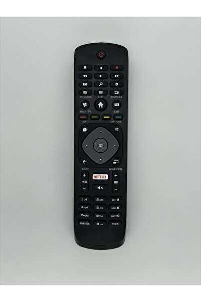 Choice جهاز تحكم عن بعد بديل عالمي أسود اللون مزود بزر نتفليكس متوافق مع أجهز...