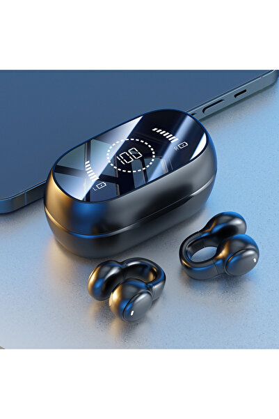 Choice1 سماعات أذن لاسلكية بلوتوث M47 جديدة بشاشة عرض رقمية عاكسة، مزودة بمشب...