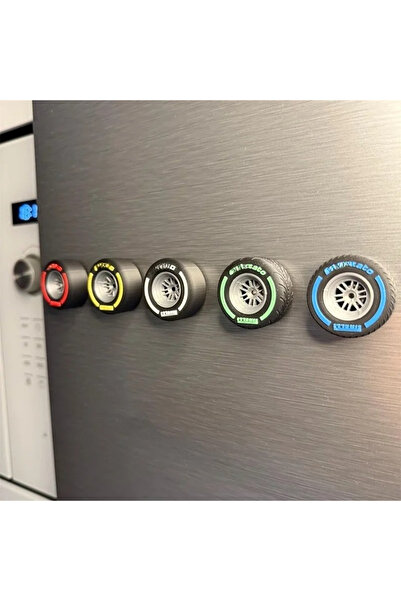 Choice مجموعة من خمس قطع من مغناطيسات الثلاجة ثلاثية الأبعاد الفضية، على شكل ...