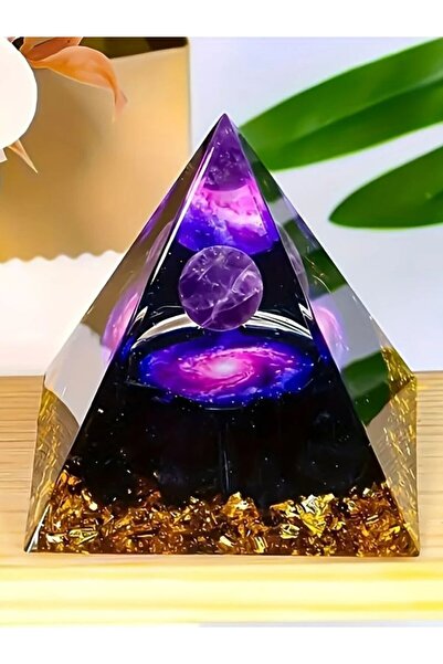 Choice أرجواني قطعة واحدة لتخفيف التوتر وجذب الثروة باستخدام هرم كرة الكريستا...