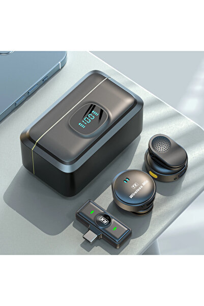 Choice ميكروفون لاسلكي من نوع kebidumei TYPE-C بتردد 2.4 جيجاهرتز، مزود بمغنا...