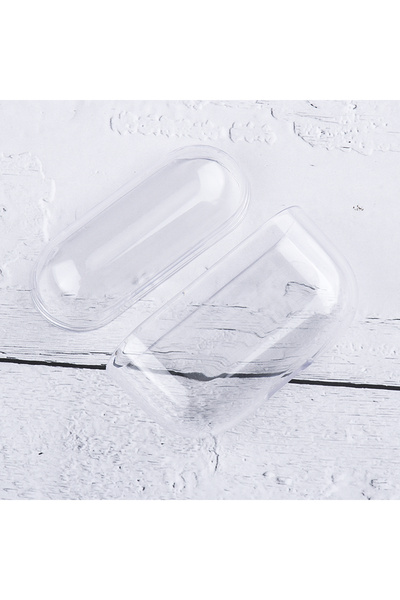 choice2 جراب حماية شفاف لسماعات AirPods 3، مصنوع من البولي كربونات الصلب، مقا...